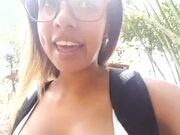 sofiasexhot masturbating in park then squirt in car