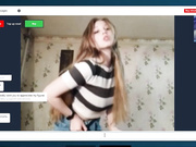 CUTE RUSSIAN HELP ME CUM DANCING AND STRIPPING FOR ME