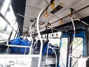 nalgonasex_ completely naked on bus