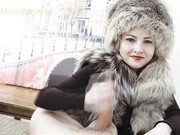 fur coat and fur hat 2