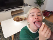 Ema novak Facial and Cum swallow. In need of full video