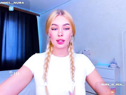 8a8y_nura licks camera like a friendly Bitch