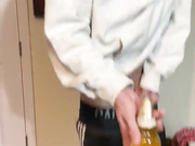 Ethan seeks pissing in a bottle