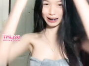 Axaor thai asian cute girl fully nude dildo pvt show 2