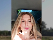 _angelmia plays with dildo in car 10.06.23