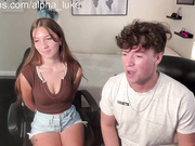 Alpha and Kate - 8-1-23 preshow - Flashes perfect tits