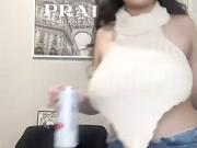 taped up super size tits