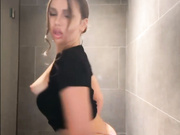 Syka001 public bathroom naked tits and ass
