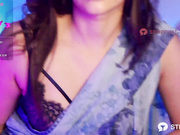 nylaahh-1 In A Beautiful Saree And A Sexy Bra