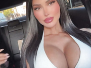 Annelese Milton Huge Tits in Car Compilation