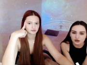 Brunette forced to stream with the ginger model