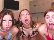 Ahegao Ahegao ahegao tounge tongue lick open mouth oral