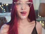 naughty_tweety / juna_j with fake cum on her face 3