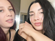 Oxyana Naked Lesbian Hot Sucking Dildo