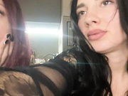 Oxyana Naked Lesbian Hot Sucking Dildo