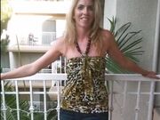 Horny Blonde MILF Before and After