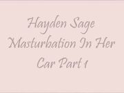 Hayden In her car part 1
