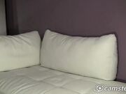 SpicyJ dildo white couch
