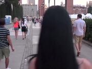 Nude Girl In Public in Barcelosa