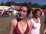 Nude Girl In public Festival