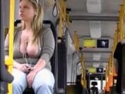 Nice boobs In The Bus