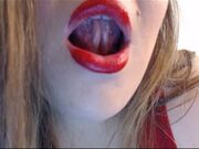 Kiki PlumpAss Lips Tongue And Spit Fetish in private premium video