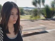 Andreza - Sweet Teen Teen Masturbating In The Public Square in private premium video