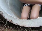 Andreza - Sweet Teen Masturbation In Plumbing in private premium video