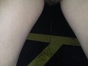Candiecane Candiecane Peeing In A Public Parking Lot in private premium video