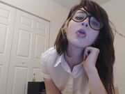 Elfiex Nerdy Teen Drools And Spits in private premium video