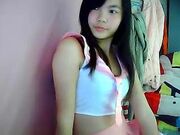 miss4u young asian camgirl strips to completely naked