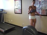 Jinx Jinx Dangerous Public Nudity Gym Workout in private premium video