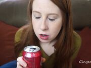 Gingerlovex Redhead Shows Off Her Burping Skills in private premium video