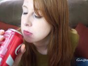 Gingerlovex Redhead Shows Off Her Burping Skills in private premium video