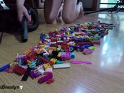 Madison Marz Vacuuming Legos And Little Toys in private premium video
