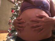 Rennaryann 34 Wks Xmas Belly Worship With Britney in private premium video