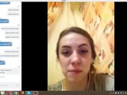 Skype with russian prostitute Anastasiya in bathroom p1