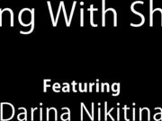 Darina Nikitina - Masturbating With Shower Head
