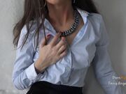 Tinna Angel - Boss Fucks Hot Secretary Until She Squirt