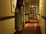 LittleSubGirl - Squirting and Grinding On Hotel Stairwe
