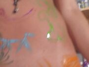 Nikki Sms nude paint
