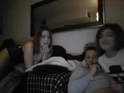 Unkown drunk Webcam-Party with 2 Girls