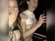 Hot drunk girls flashing their tits