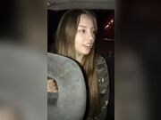 Hot drunk girls in car