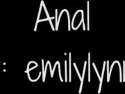 Emilylynne - Anal in private premium video