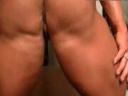 Naked FBB Kim Birtch Shows Off Her Muscles And Butt