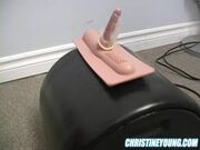 Christine Young (part 6) busty slim blonde teen sybian