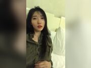 Korean hot model stripping on cam