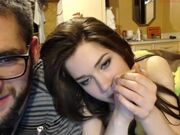 Evelynclaire sucking penis sucking cock