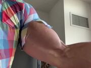 Fbb biceps shirt rip